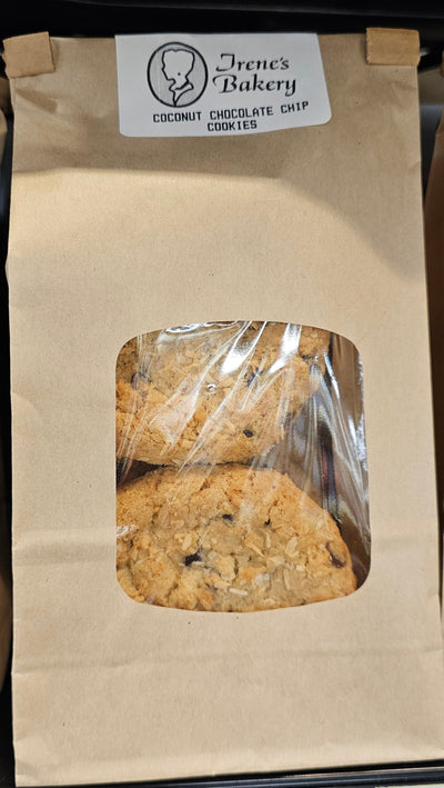 IRENES COCONUT CHOC COOKIES [8 pkg]
