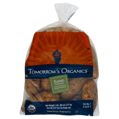 Tomorrow's Organics Russet Potatoes, 2.27 kg