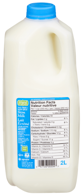 2 LITRE SKIM MILK JUG [2 L]