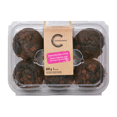 COMPLIMENTS DBL CHOC MUFFINS [600 G]