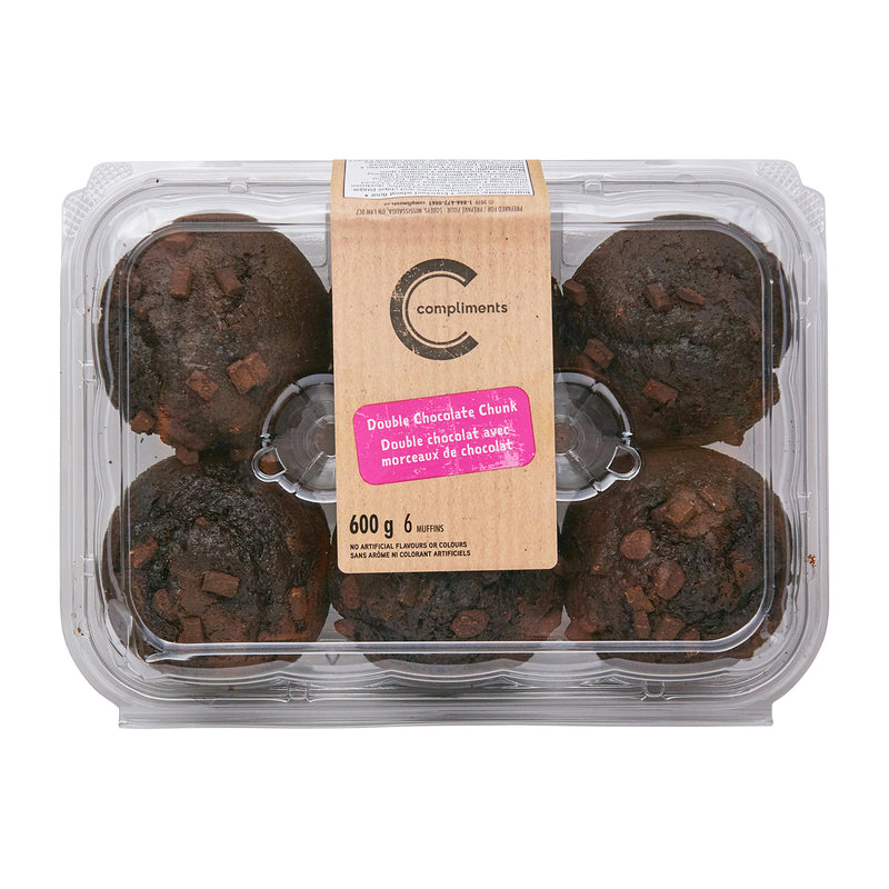 COMPLIMENTS DBL CHOC MUFFINS [600 G]