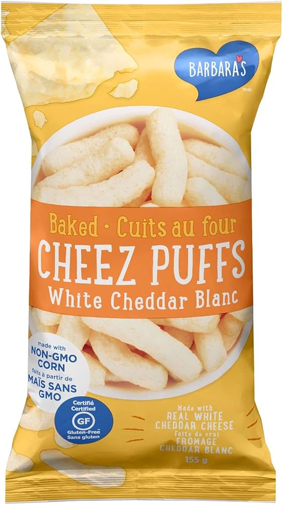 BARBS W. CHEDDAR BAKED PUFFS [155 G]