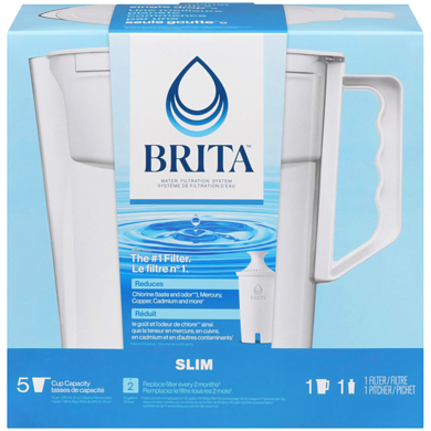 BRITA SLIM WATER PITCHER [1 ea]