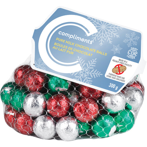COMPLIMENTS MILK CHOC BALLS [250 g]
