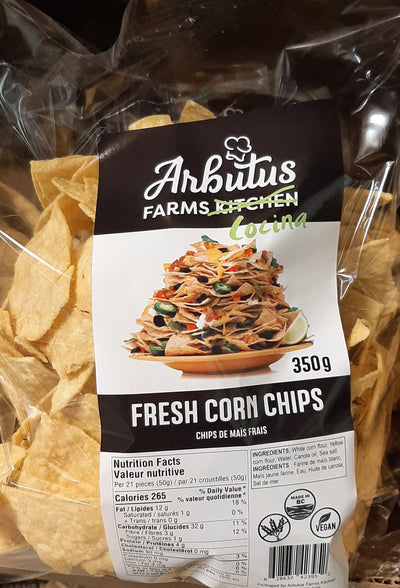 ARBUTUS FARMS CORN CHIPS [350 G]