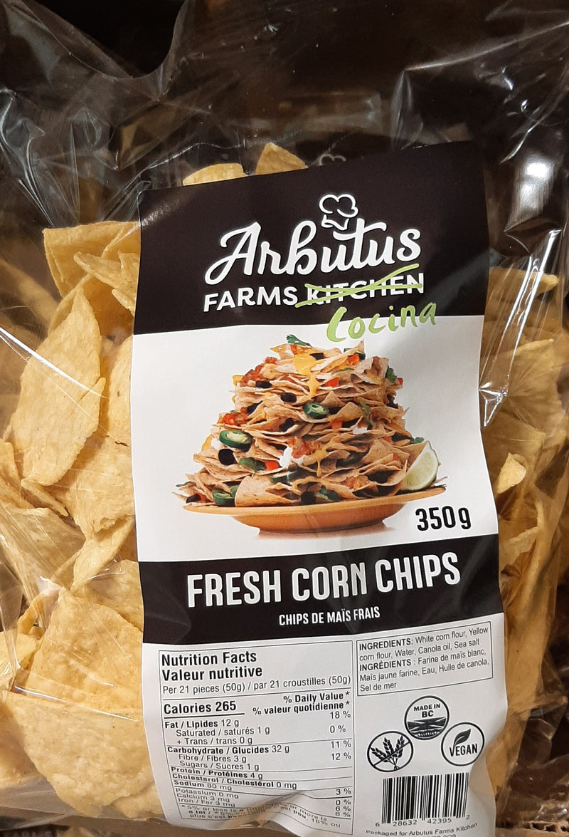 ARBUTUS FARMS CORN CHIPS [350 G]