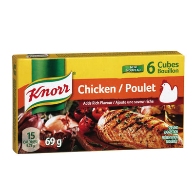 KNORR CHICKEN BOUILLON CUBES [69 G]