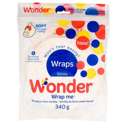 WONDER WHITE WRAPS [340 G]