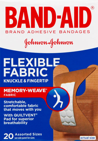 BANDAID FLEXIBLE FABRIC [20 PK]