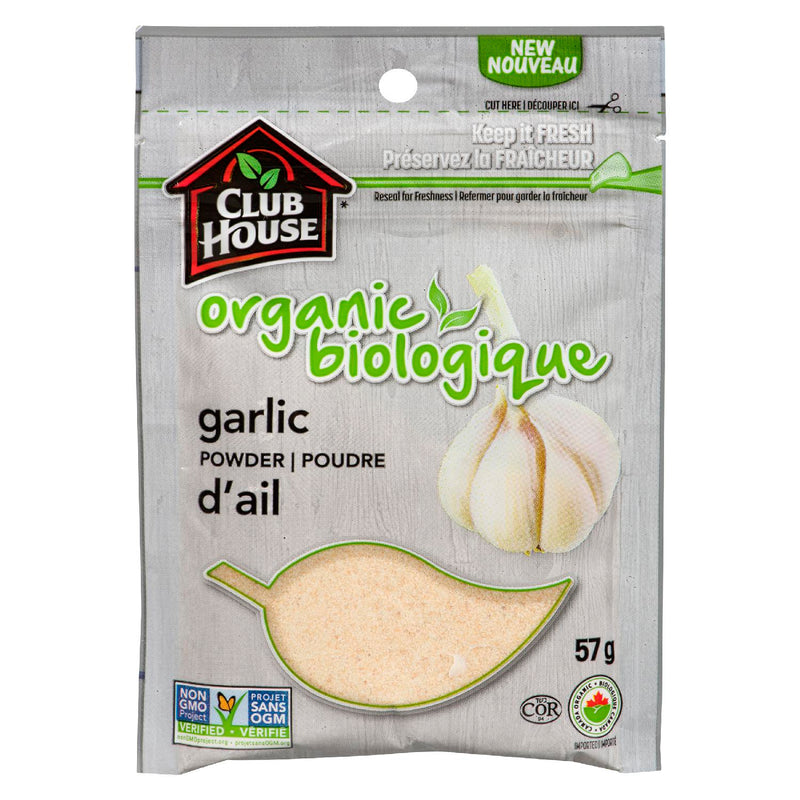 CLUB HOUSE ORG GARLIC POWDER [57 G]
