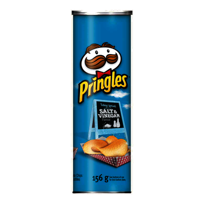 PRINGLES SALT & VINEGAR CHIPS [156 g]