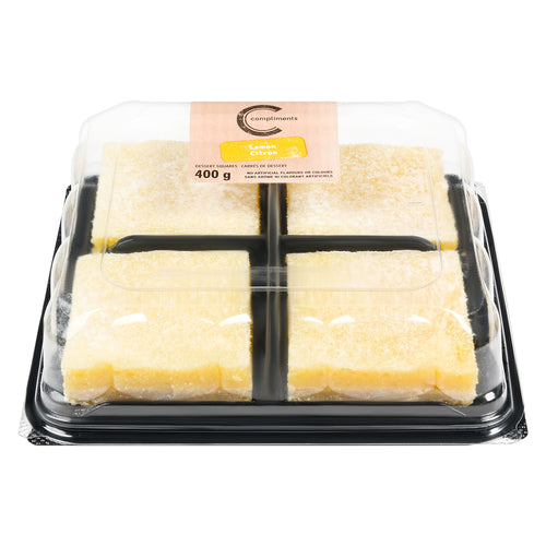 COMPLIMENTS LEMON SQUARES [400 g]