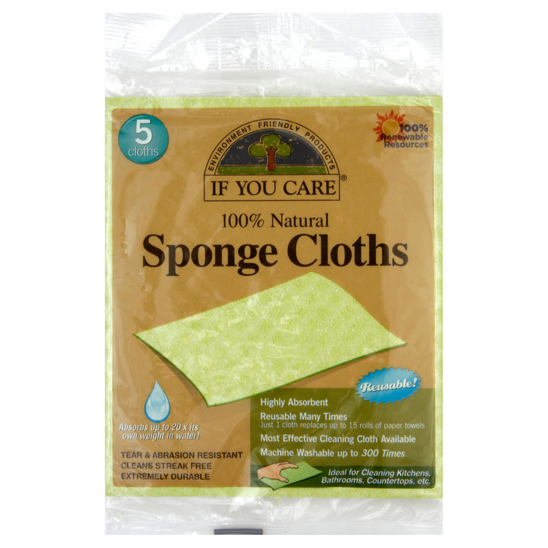 IYC NATURAL SPONGE CLOTH [5 pcs]