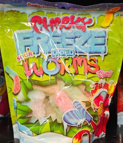CHEEKY FREEZE DRIED WORMS [56 g]