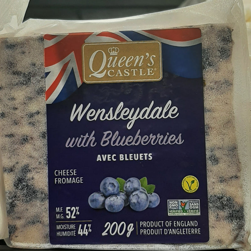 QUEEN'S CASTLE WENSLEYDALE with Blueberries, 200g