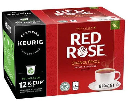 RED ROSE TEA K-CUPS [12 pkg]