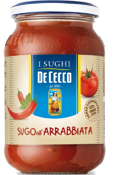 DE CECCO ARRABBIATA SAUCE [382 ML]
