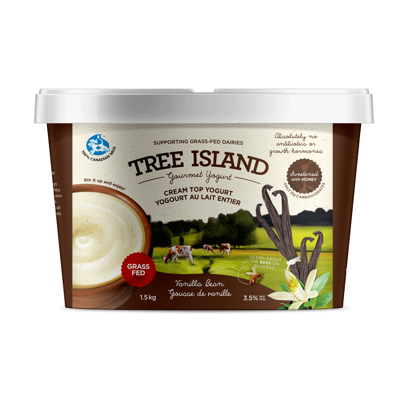 TREE ISLAND VANILLA YOGURT [1.5 KG]