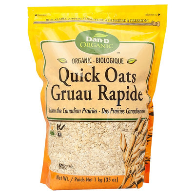 DAN-D ORGANIC QUICK OATS [1 KG]