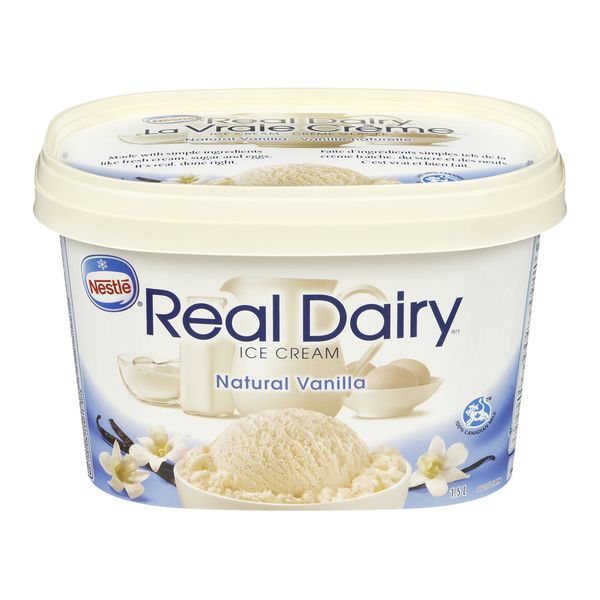 NESTLE REAL DAIRY ICE CREAM Natural Vanilla, 1.5 L