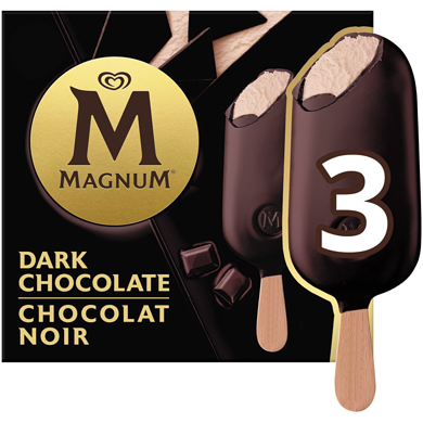 MAGNUM DARK CHOC BARS [3 pkg]
