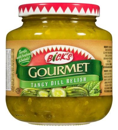 BICKS TANGY DILL RELISH [375 ML]