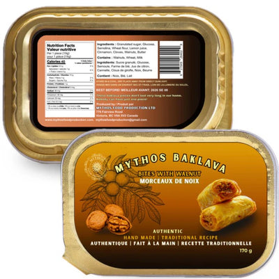 MYTHOS BAKLAVA BITES WALNUT [170 g]