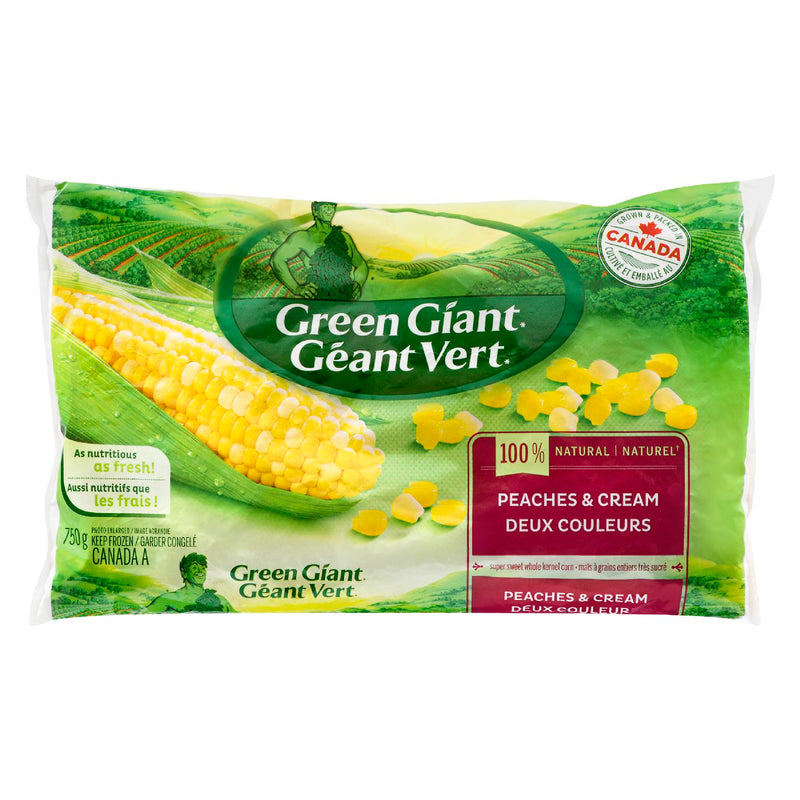 GREEN GIANT PEACHES & CRM CORN [750 G]