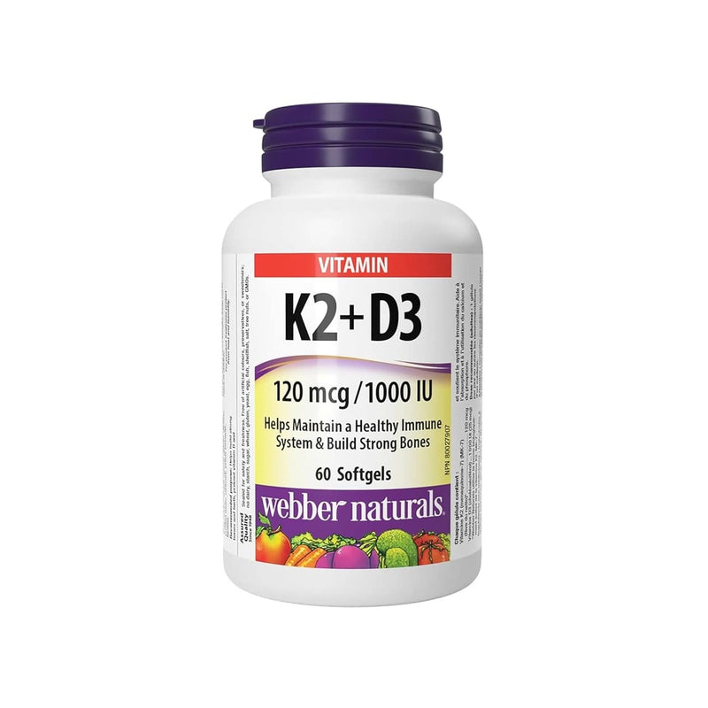 WEBBER VITAMIN K2 + D3 [60 S]