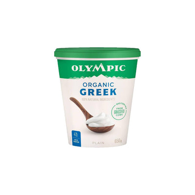 OLYMPIC ORG 4% GREEK YOG PLAIN [650 G]