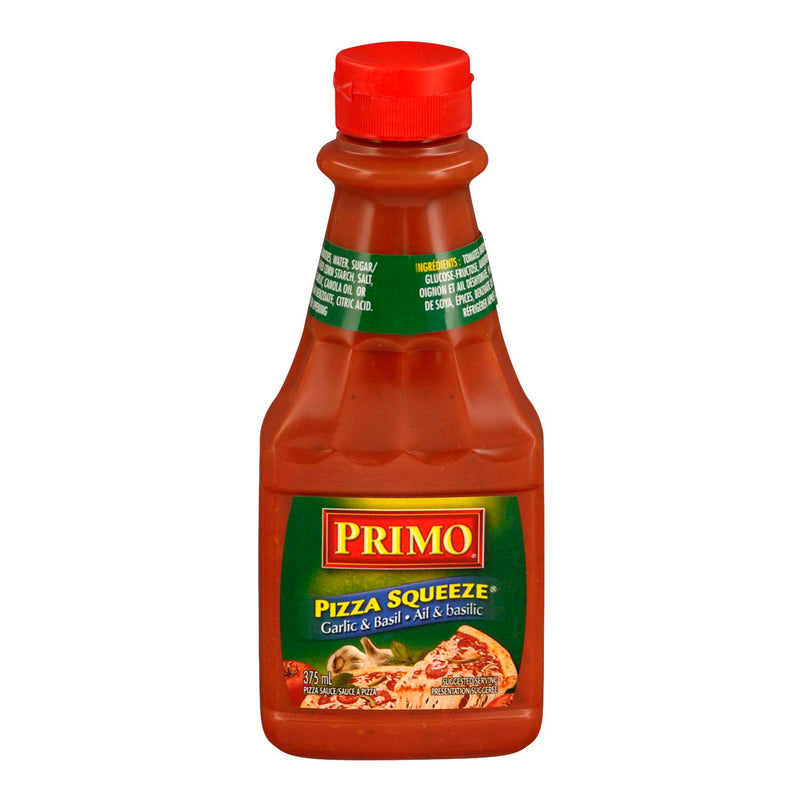 PRIMO GARLIC BASIL PIZZA SAUCE [375 ML]