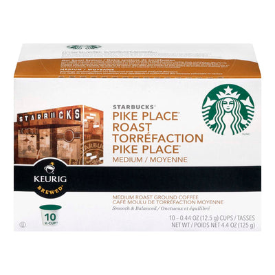STARBUCKS PIKE PL COFFEE KCUPS [10 PK]