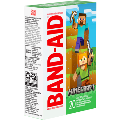 BAND-AID DISNEY Minecraft, 20pk