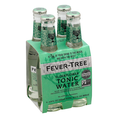FEVER TREE ELDERFLOWER TONIC [4 x200M]
