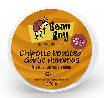 BEAN BOY HUMMUS Chipotle Roasted Garlic, 200g