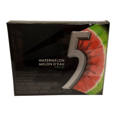 WRIGLEY 5 WATERMELON GUM [15 PK]