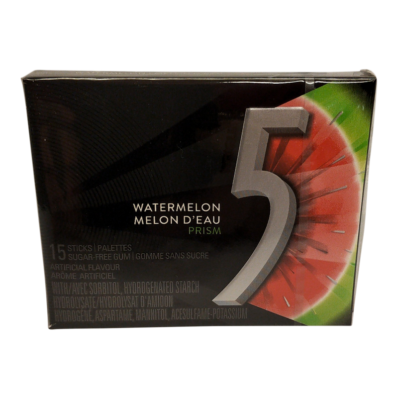 WRIGLEY 5 WATERMELON GUM [15 PK]
