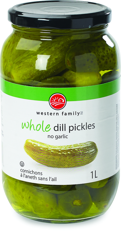 WF DILL PICKLES NO GARLIC [1 l]
