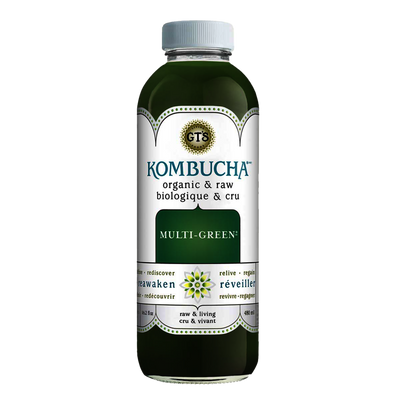GT'S ORGANIC RAW KOMBUCHA Multi-Green, 480ml