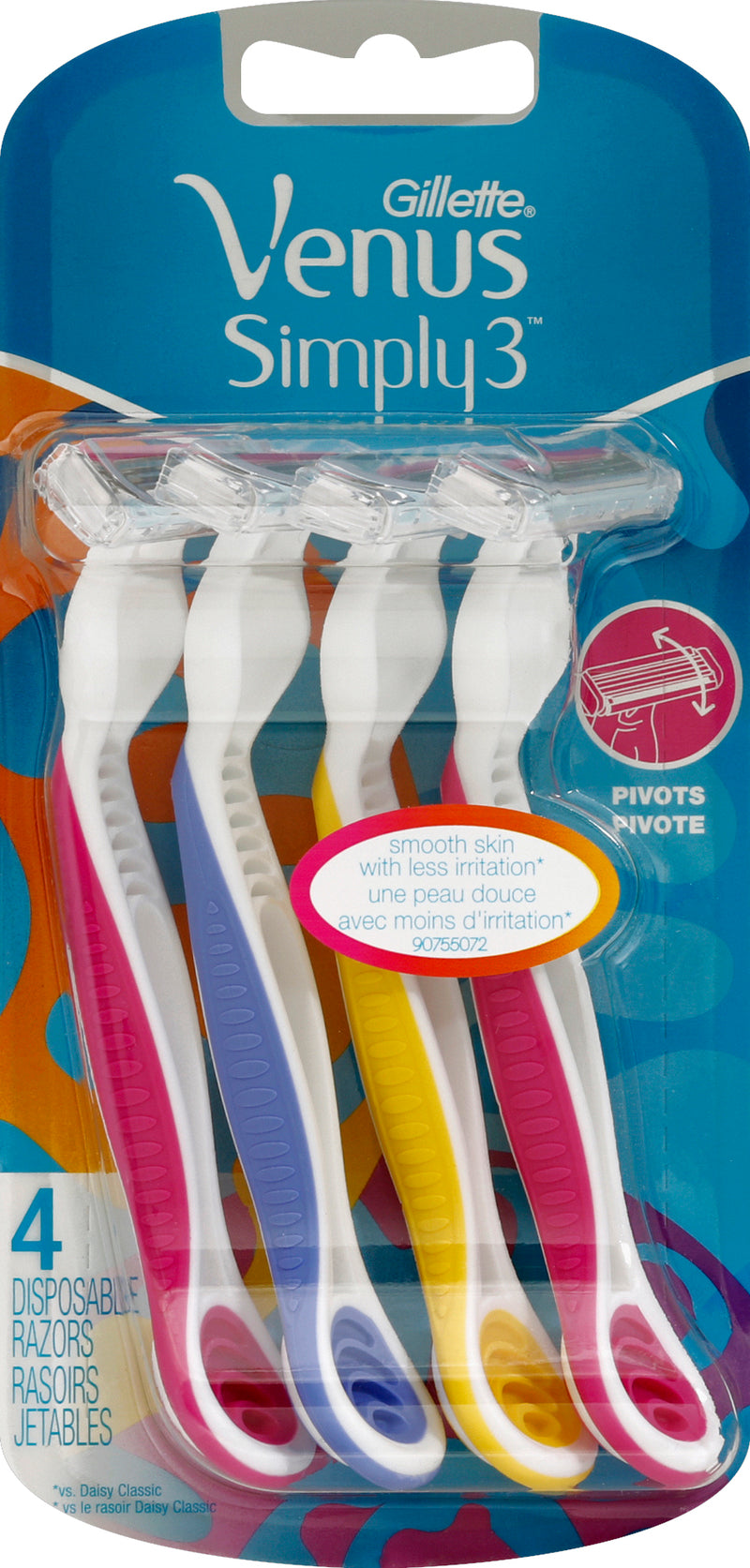Gillette Simply Venus Disposable Razors, 4 ct