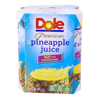 DOLE PINEAPPLE JUICE [4 PK+DE]