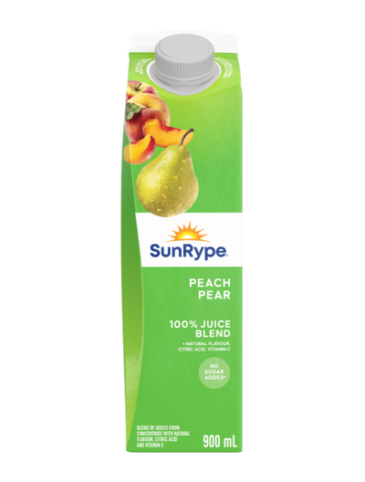 SUNRYPE PEACH PEAR [900 ML]