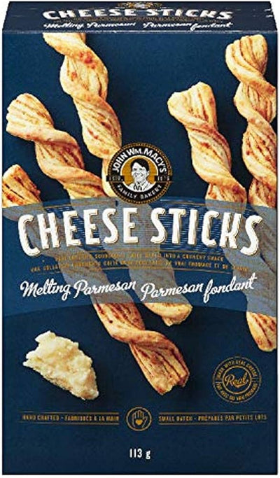 JOHN WM. MACY'S CHEESESTICKS Melting Parmesan, 113g