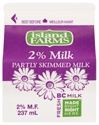 ISLAND FARMS 2% MILK [237 ML]