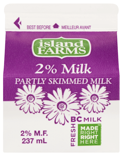 ISLAND FARMS 2% MILK [237 ML]