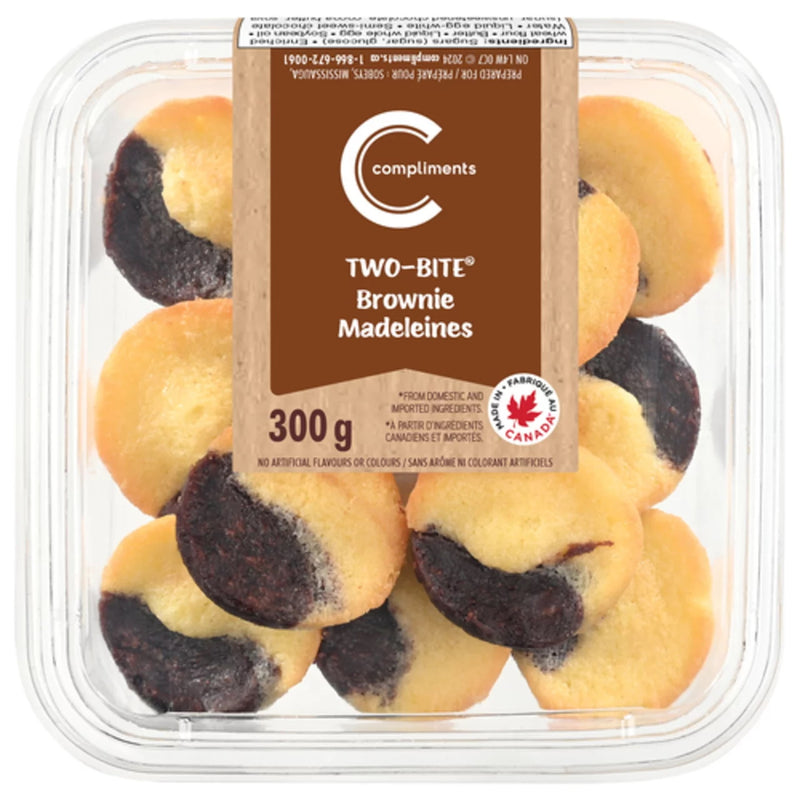 COMPLIMENTS BROWNIE MADELEINES [300 G]