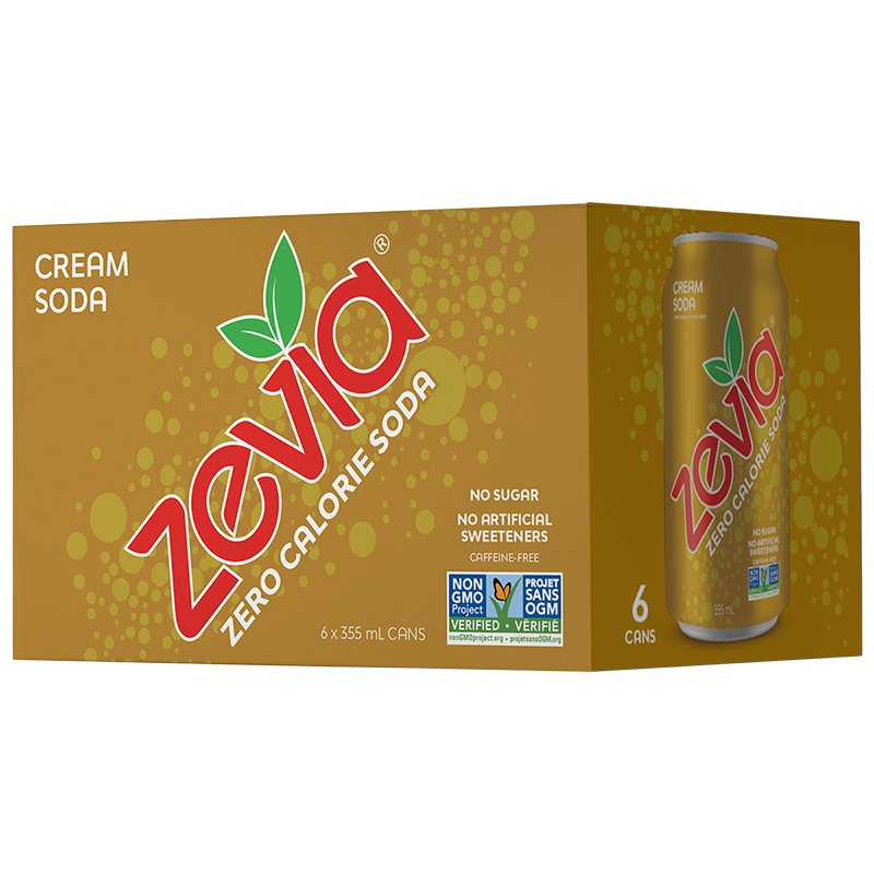 ZEVIA CREAM SODA [6 X355M]