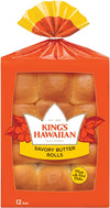 KINGS HAWAIIAN BUTTERY ROLLS [12 pkg]