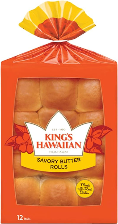 KINGS HAWAIIAN BUTTERY ROLLS [12 pkg]