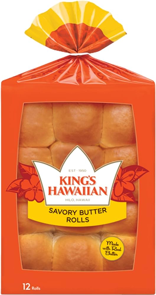 KINGS HAWAIIAN BUTTERY ROLLS [12 pkg]